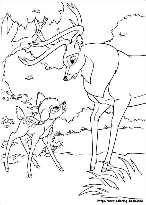 Bambi 2 coloring picture